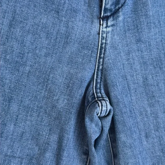 Madewell Medium Blue Wide-Leg Jeans - Picture 6 of 10